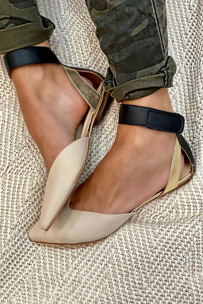 Destiny | Zapatos Planos Modernos Bicolor