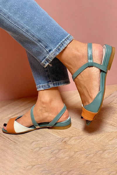 Casey | Sandalias de Color Block