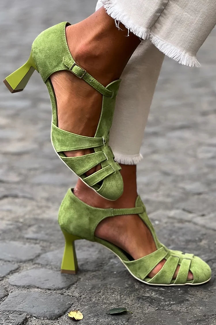 Isabel | Tacones Vintage Verdes