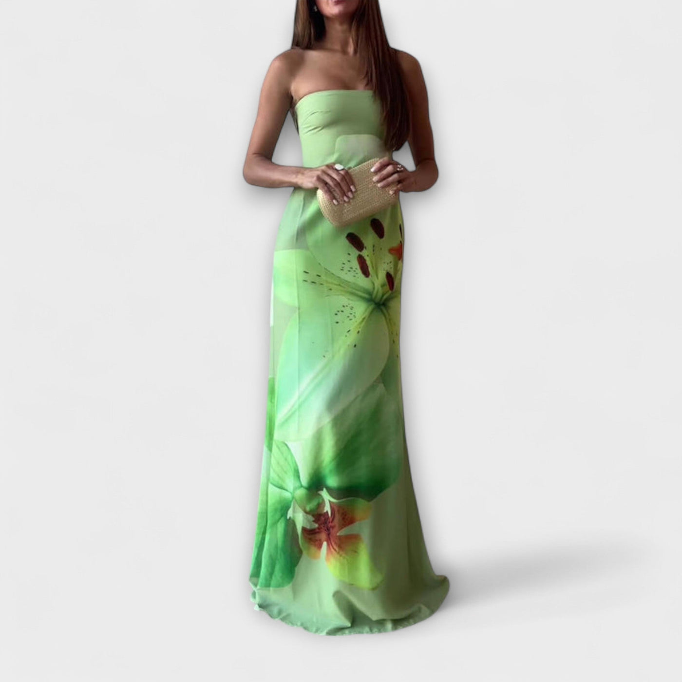 Zephyra - Elegante Vestido Maxi Off-Shoulder