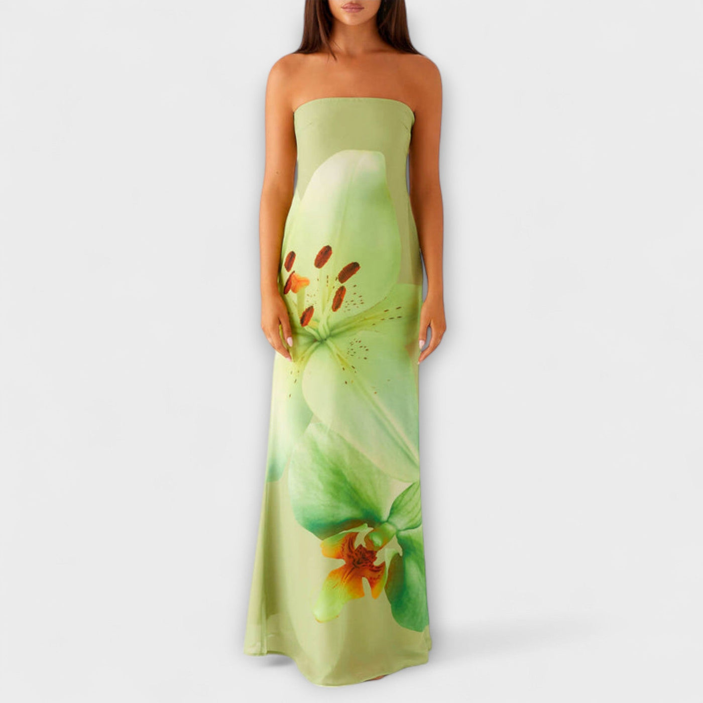 Zephyra - Elegante Vestido Maxi Off-Shoulder