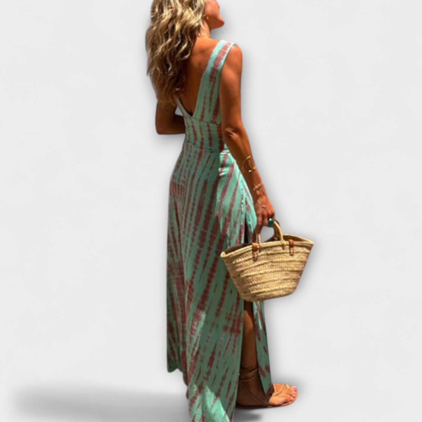 Ella - Vestido Stretch con Corte y Tinte de Eleonor