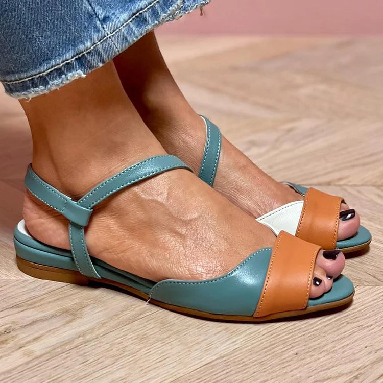 Casey | Sandalias de Color Block