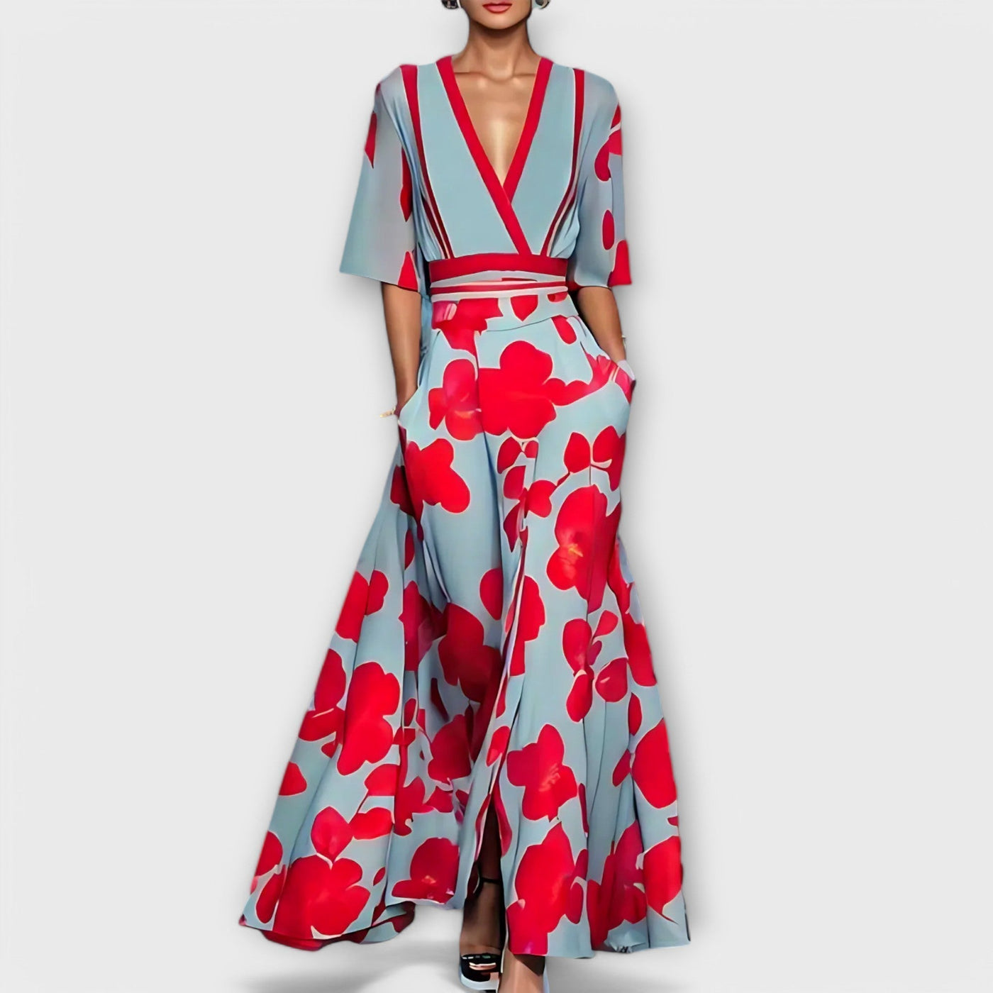 Elise - Vestido Sheath Floral Elegante