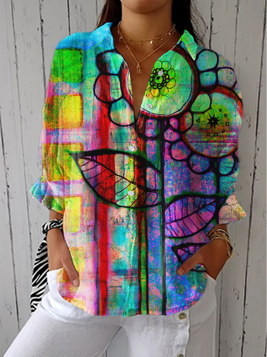 Fenna | Blusa Artística en Flor