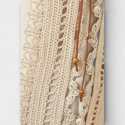 Mira - Vestido Maxi de Organza Tejida Hueca