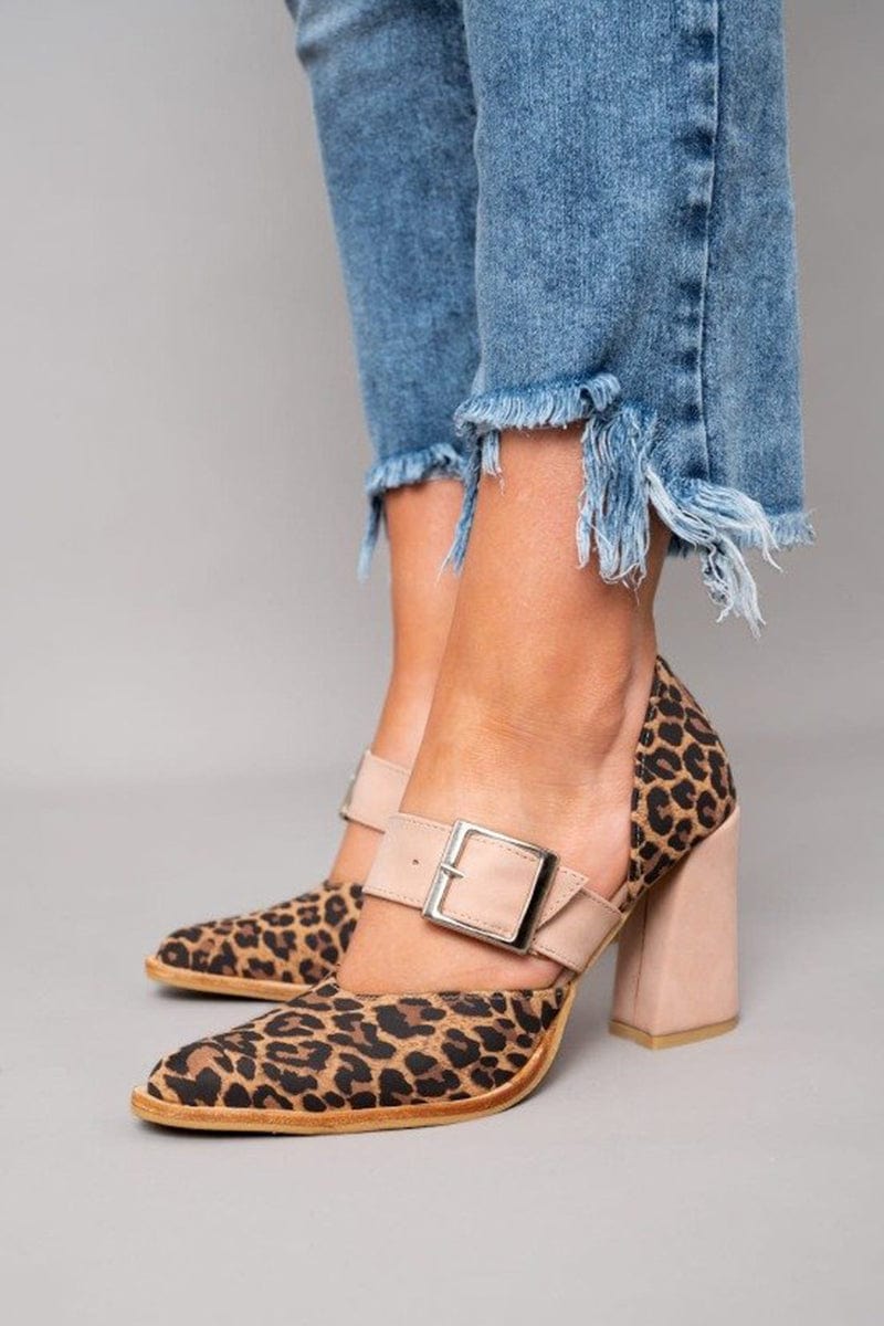 Lydia | Tacones de Ante Leopardo