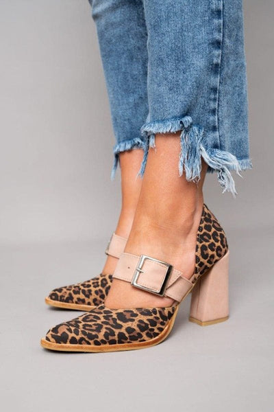 Lydia | Tacones de Ante Leopardo