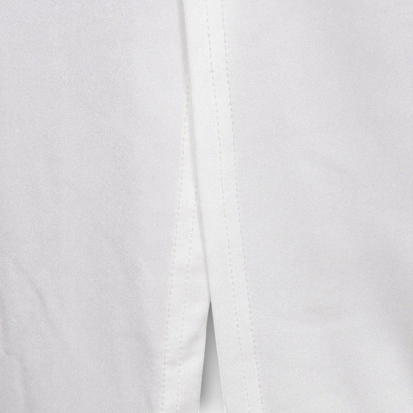 Selah - Vestido Blanco de Manga Larga con Corte en la Cintura y Acentos de Rhinestones