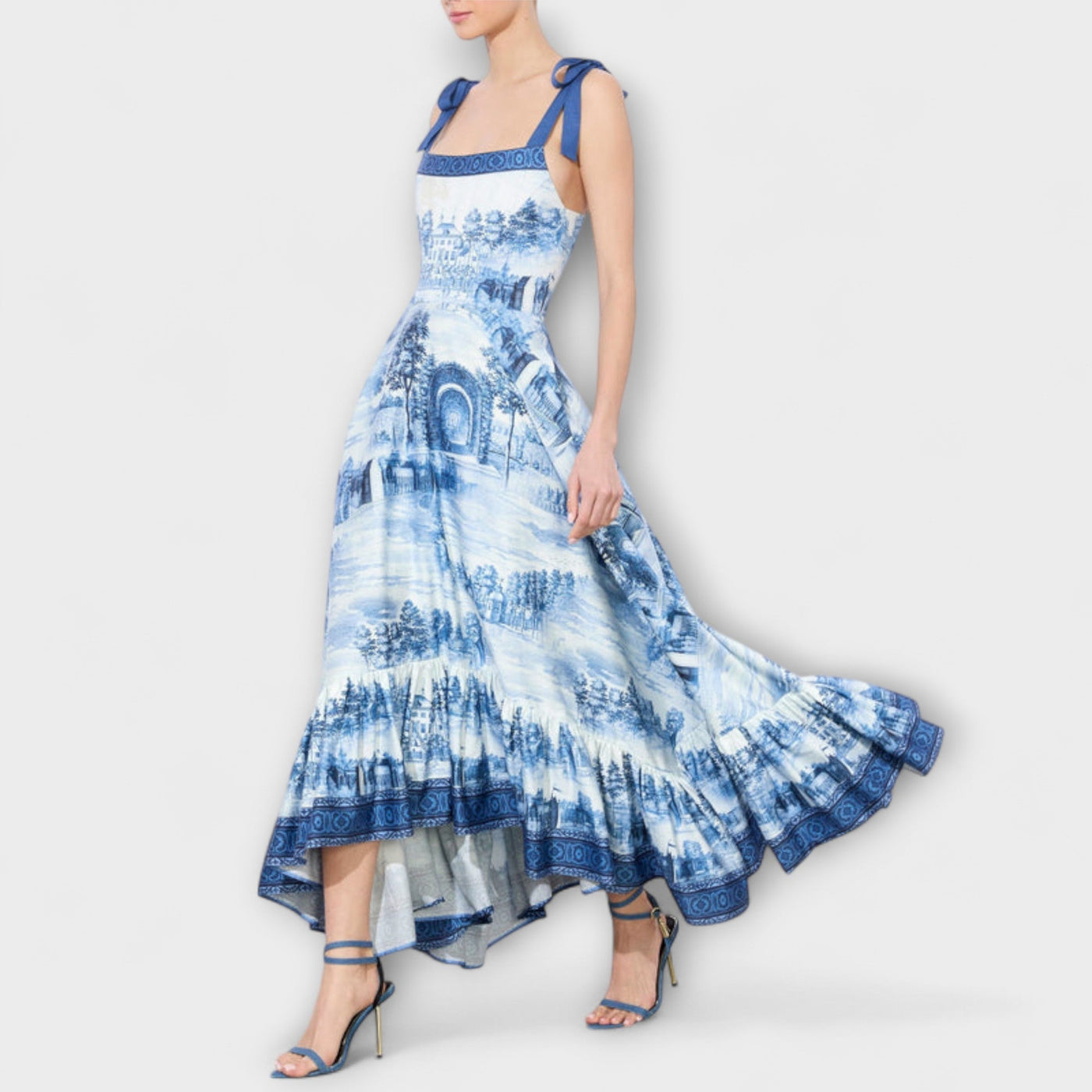 Lucía - Encantador Vestido Maxi Floral