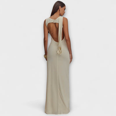 Rieke - Elegante Vestido Maxi con Gran Abertura