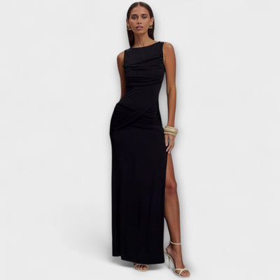 Rieke - Elegante Vestido Maxi con Gran Abertura