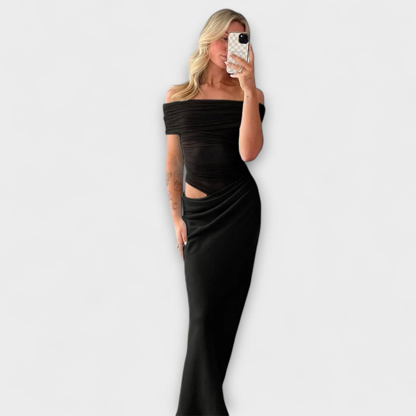 Puss - Vestido Irregular con Volantes