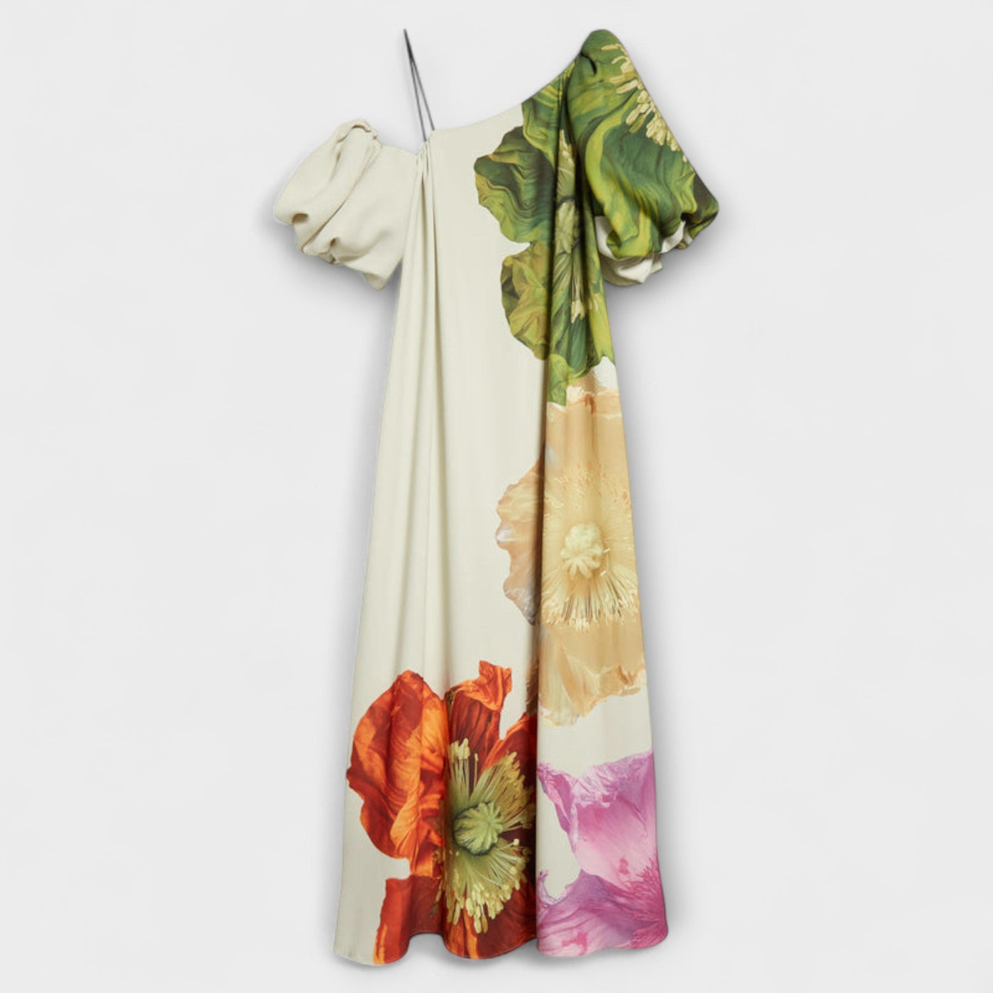 Melodía - Vestido Maxi Floral Asimétrico