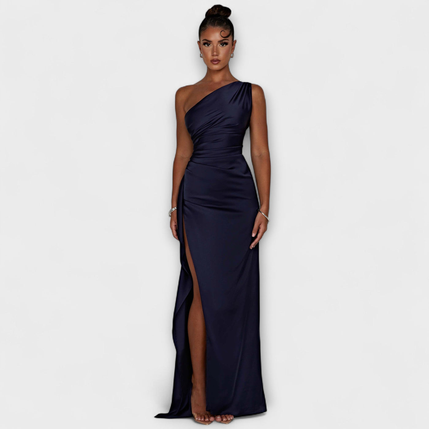 Vestido Maxi de Un Hombro