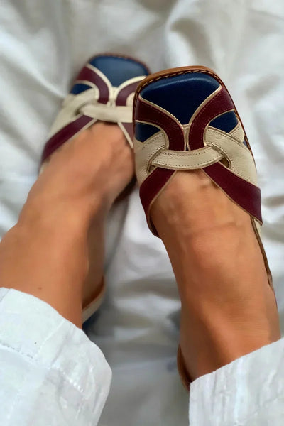 Amara | Mocasines de Tres Colores