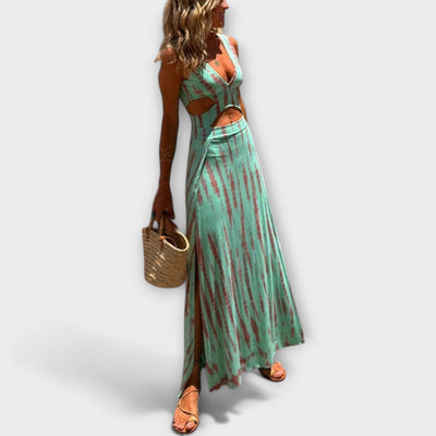 Ella - Vestido Stretch con Corte y Tinte de Eleonor