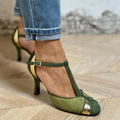 Alona | Zapatos de Tacón Patchwork