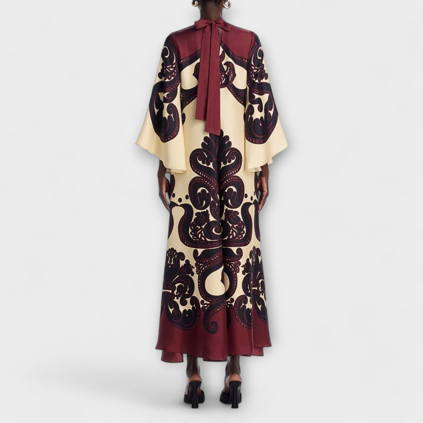 Lucy - Impresionante Vestido Maxi con Estampado de Grenadilla para una Elegancia Sin Esfuerzo