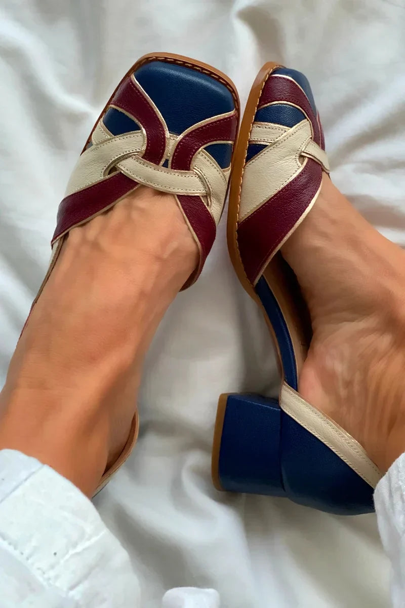 Amara | Mocasines de Tres Colores