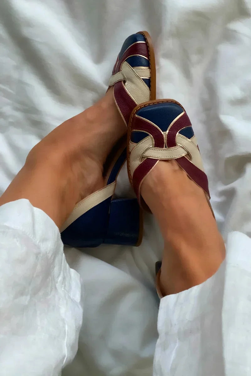 Amara | Mocasines de Tres Colores