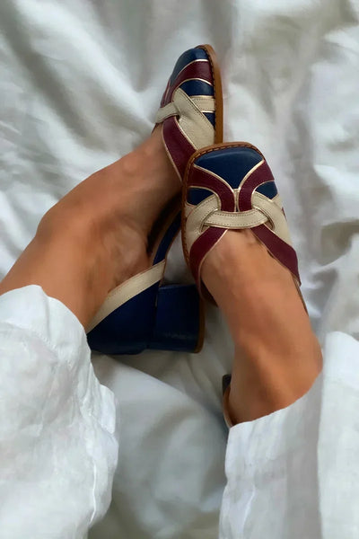 Amara | Mocasines de Tres Colores