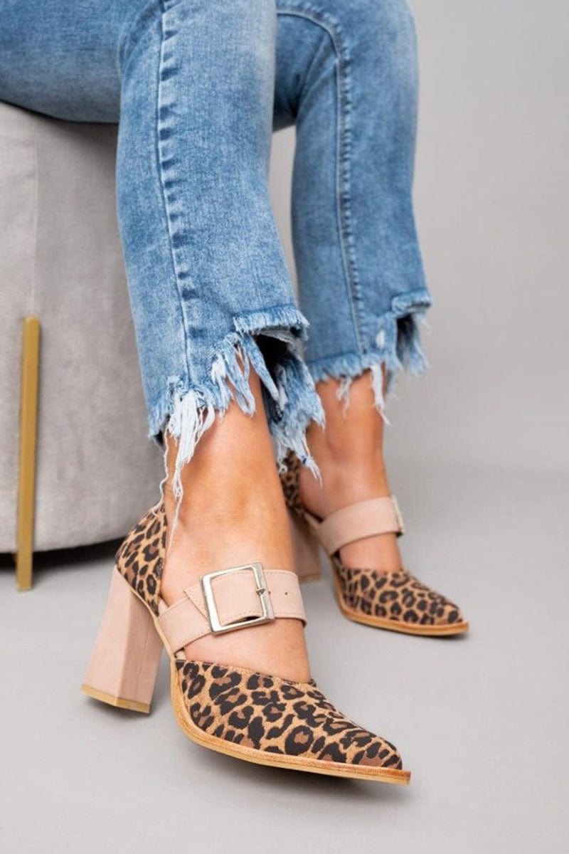 Lydia | Tacones de Ante Leopardo